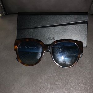 Authentic Christian Dior tortoise shell sunglasses